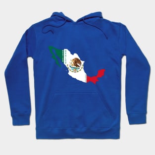 Mexico flag & map Hoodie